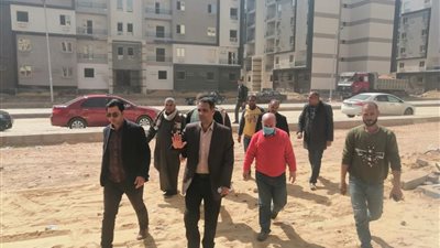 مسئولو جهاز مدينة بدر  يتفقدون 9024 وحدة سكنية بسكن موظفى العاصمة الإدارية الجديدة 