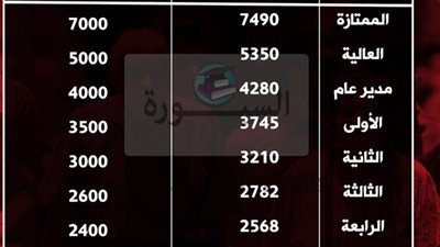 أهم الأخبار: جدول الزيادات الجديدة للمعلمين وجميع العاملين بالدولة 