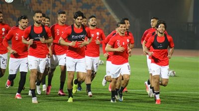 شاهد التدريب الأول للمنتخب الوطني قبل لقاء كينيا.. فيديو