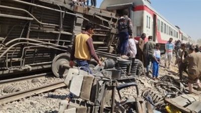 عاجل..  قرار وزاري هام  بشأن اصطدام قطارين بسوهاج