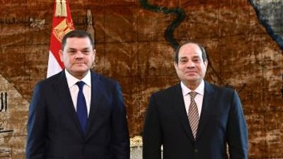 رئيس الحكومة الليبية: الأمن المائى لمصر جزء من الأمن  الليبى