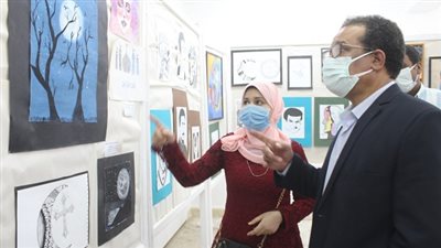 جامعة جنوب الوادى تنظم معرض للفنون التشكيلية