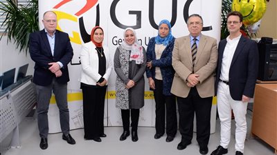 الجامعة الألمانية بالقاهرة تهنيء إيمان عبد الفتاح حلمي بتعيينها معاون وزيرة التضامن الاجتماعى للشئون الاقتصادية والشمول المالي