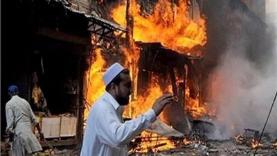 مقتل واصابة 24 فى انفجار عبوة ناسفة داخل مسجد اثناء صلاة الجمعة