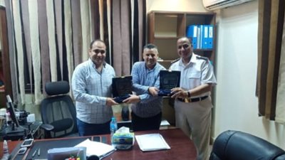 بالصور.. حزب حقوق الإنسان والمواطنة يقوم بتكريم عدد من القيادات الأمنية بمحافظة بني سويف