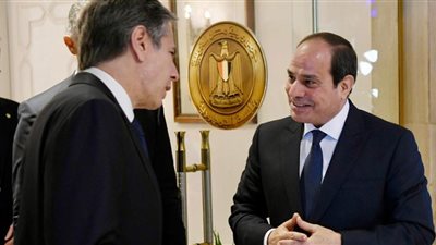 السيسي يبلغ وزير الخارجية الأمريكية بموقف مصر النهائي من مفاوضات سد النهضة