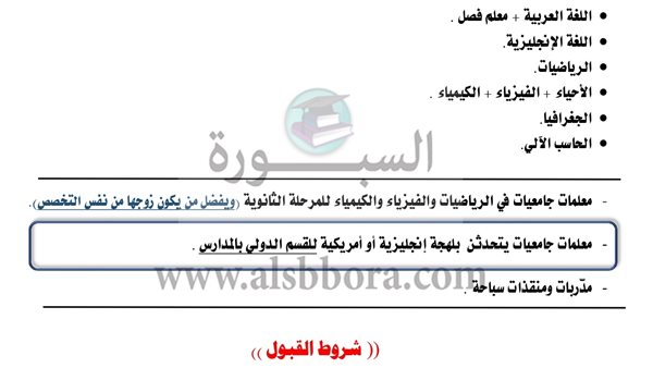 إعلان-مدارس-الخندق-ارشيف-السبورة