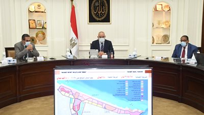 وزير الإسكان يتابع الموقف التنفيذى لمشروعات المرحلة العاجلة بمدينة رشيد الجديدة