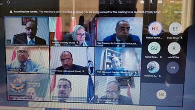 الاعلى للمجتمع يناقش عددا من الموضوعات المهمة على مستوى الجامعات