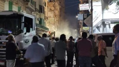 ننشر التفاصيل الكاملة لحادث إنهيار عقار العطارين بالإسكندرية