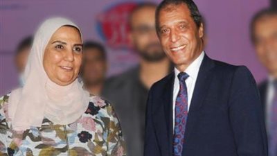 وزيرة التضامن تشارك في مؤتمر شركة رنين الخاص بمهرجان علي وش جواز 