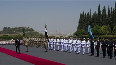 بشار الأسد يؤدى اليمين الدستورية لولاية رئاسية جديدة 