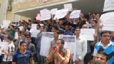 مظاهرات لطلاب الاخوان بكلية طب جامعة القاهرة