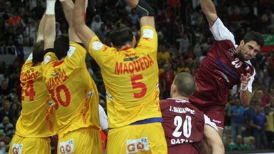 المنتخب الاسبانى يتفوق على قطر فى مونديال اليد