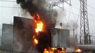 انفجار محول كهربائي خلف مديرية التربية والتعليم ببورسعيد