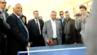 بالفيديو.. أبو النصر يتحدي وزيرة التضامن الأجتماعى فى مبارة 