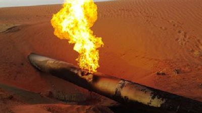 تفجير خط الغاز المؤدي إلى الأردن وسط سيناء