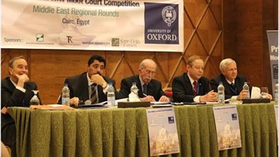 ختام التصفيات الإقليمية لمسابقة اكسفورد فى الإعلام بحقوق عين شمس