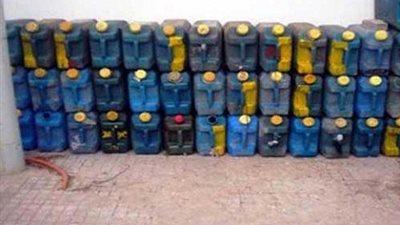 مباحث التموين تضبط 17 الف لتر بنزين بالمنيا