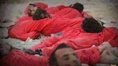 اهالي القرية المنكوبة يقيمون عزاء لقتلي ليبيا