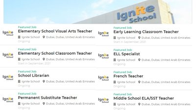  مدرسة اجنايت دبي  تعلن عن وظائف جديدة للمعلمين والمعلمات 