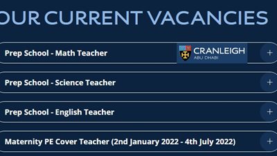 مدرسة كرانلي في أبوظبي تعلن عن وظائف جديدة للمعلمين والمعلمات