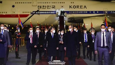 الرئيس الكوري الجنوبي يزور مصر