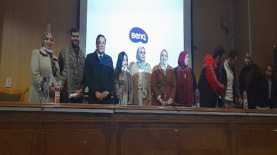 مستشفى بهية توعى طلاب ألسن عين شمس بمرض سرطان الثدي 