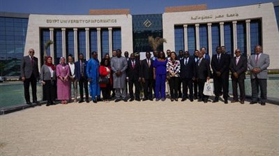 جامعة مصر للمعلوماتية تستقبل وكيل وزارة الاتصالات والتحول الرقمي بـالسودان