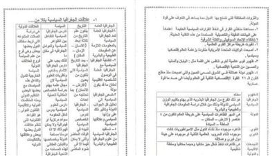 مراجعة ليلة الامتحان فى الجغرافيا للثانوية العامة