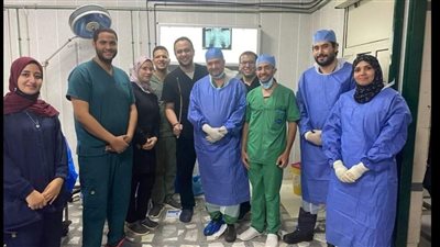 نجاح فريق طبي فى استخراج سيخ حديدى من جسد عامل بمستشفى الطوارىء الجامعي بطنطا