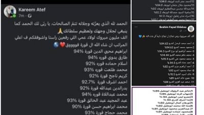 مجاميع أبناء العائلات فى الثانوية العامة.. فرحة امتزجت بالشبهات..غليان فى سوهاج 