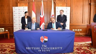 بحضور السفير البريطاني.. بروتوكول تعاون بين الجامعة البريطانية في مصر وجامعة مانشستر متروبوليتان 