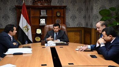 اجتماع وزير الرياضة مع مجلس إدارة شركة المدن للخدمات الرياضية
