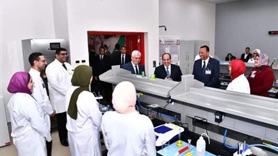 تفاصيل زيارة الرئيس السيسى لجامعة المنصورة الجديدة