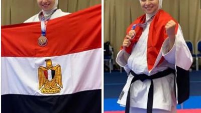 انجاز عالمى.. طالبة جامعة هليوبوليس تفوز ببرونزية العالم فى الكاراتيه التقليدى