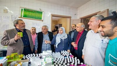 فحص وعلاج 1631 حالة بقافلة جامعة طنطا الطبية بمركز سمنود