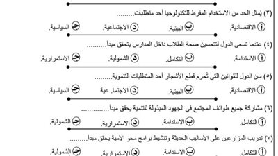 مراجعة ليلة الامتحان ثانية ثانوى ترم أول جغرافيا فى 13 ورقة