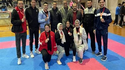 جامعة الزقازيق تحصد ٧ ميداليات فى بطولة الجامعات للكاراتيه