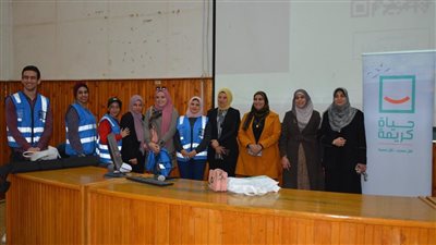 مؤسسة حياة كريمة تواصل ندواتها التوعوية في ٣ من كليات جامعة طنطا