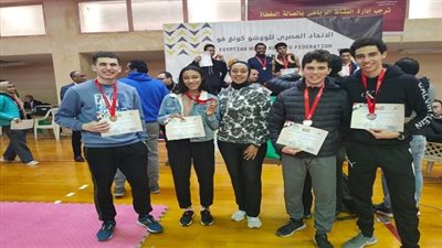 ميداليات ذهبية وفضية وبرونزية حصاد أبناء جامعة عين شمس فى بطولة
