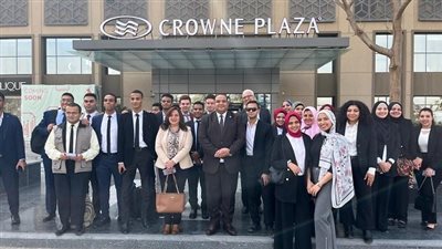 زيارة ميدانية لطلاب سياحة حلوان لفندق كراون بلازا