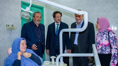 تقديم الرعاية الطبية لـ 1112 حالة بقافلة جامعة طنطا 