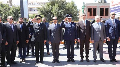 رئيس جامعة المنيا يشهد احتفالات المحافظة بعيدها القومي