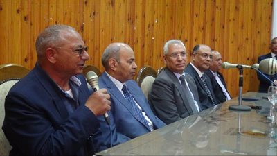 حفل تكريم لمدير إدارة شئون المقر في جامعة المنيا لبلوغه السن القانونية