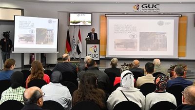 ندوة نقاشية بمقر الجامعة الألمانية بالتعاون مع جامعة هايدلبرج