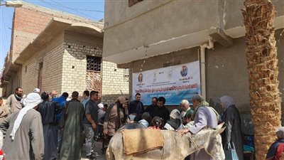 جامعة أسيوط تشارك في إطلاق قافلة توعوية وطبية وبيطرية 