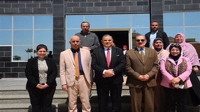 افتتاح معرض بيع منتجات سيدات نادي المسنين بسخا بجامعة كفرالشيخ