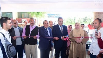 رئيس جامعة سوهاج يفتتح معرض كتاب برايل لذوي الاعاقة