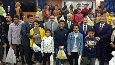 رئيس جامعة بنها يشهد احتفالية لتكريم المسنين والأيتام